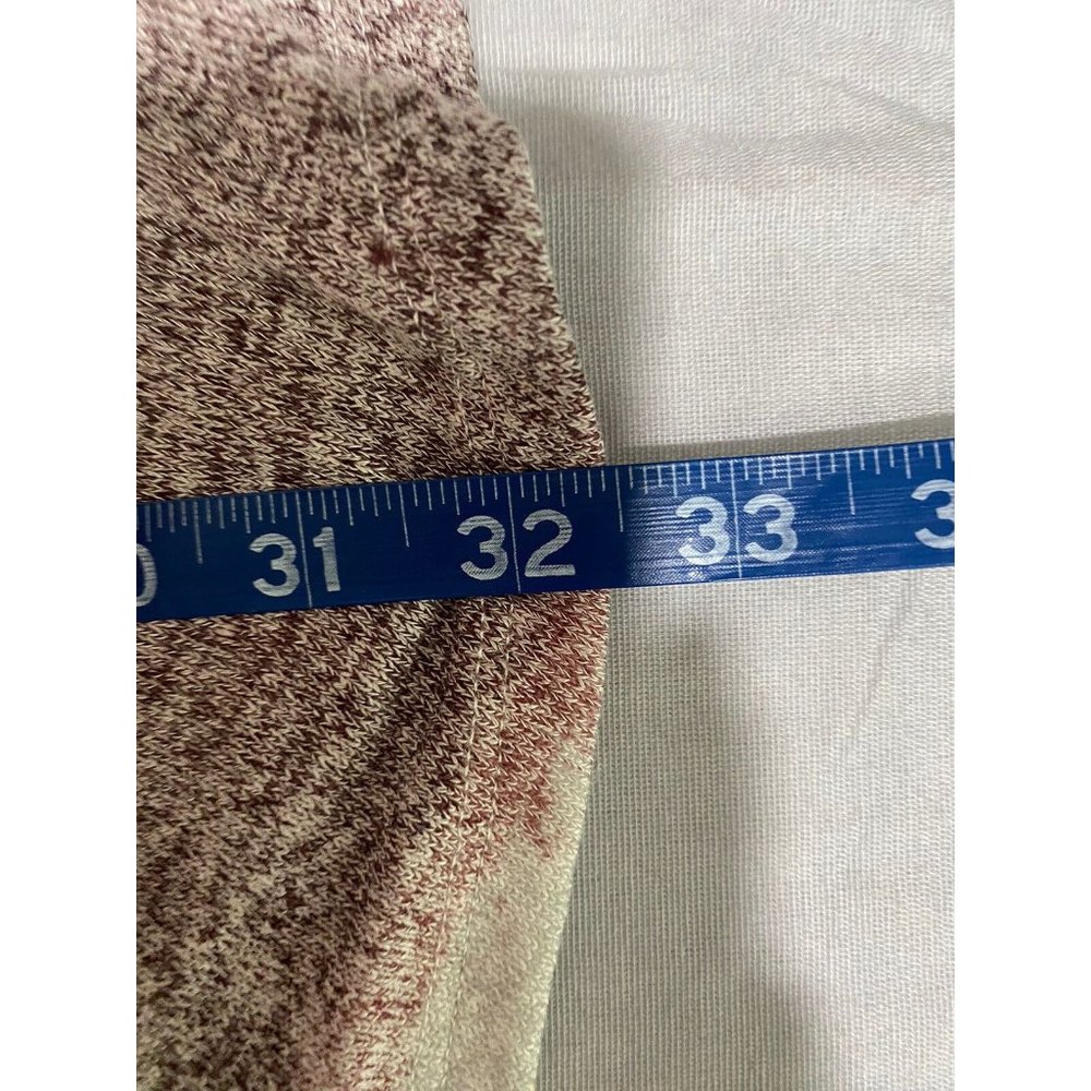 Lane Bryant Women’s Sweater Swing Top Striped White Pink Brown Knit Size 18/20 - Picture 10 of 11